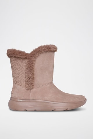 Bottines fourrées en cuir On-The-Go - Taupe