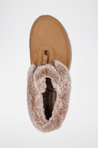 Bottines fourrées en cuir - Marron