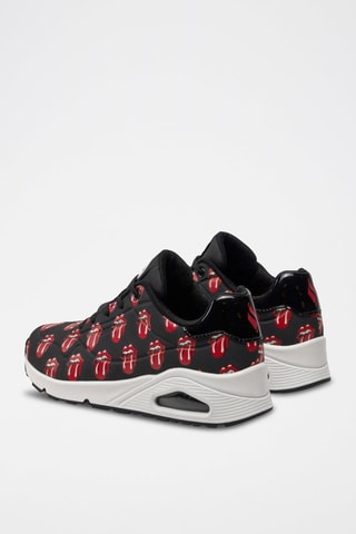 Baskets Street - Noir et rouge