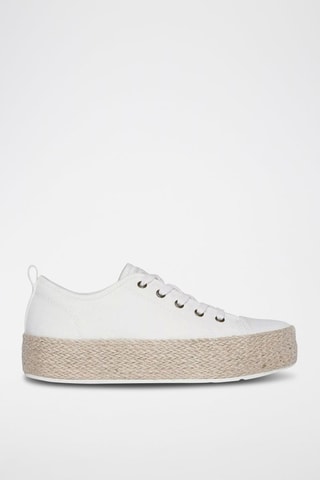 Tennis plateforme Bobs - Blanc cassé