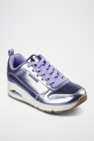 Baskets en cuir Uno - Lavande