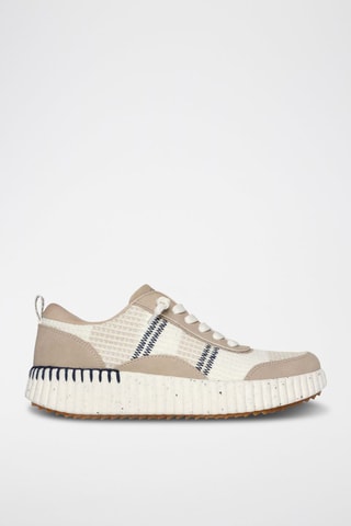 Baskets Bobs Vista - Beige et bleu marine