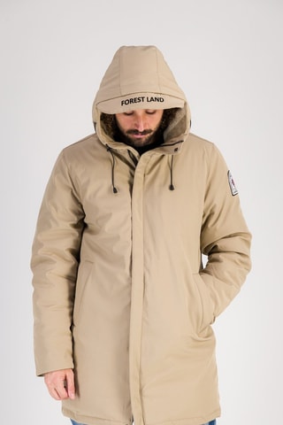 Parka à capuche Etoile - Beige