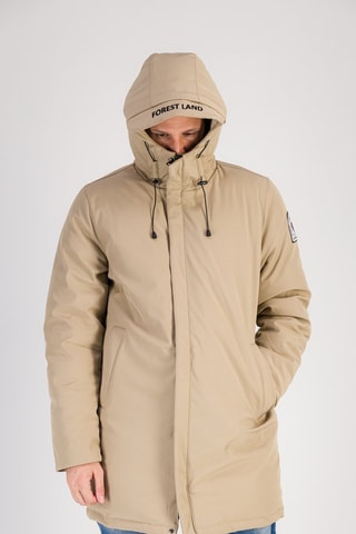 Parka à capuche Etoile - Beige