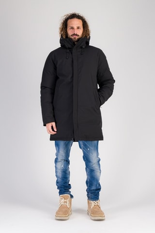 Parka à capuche Etoile - Noir