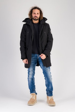 Parka à capuche Himalaya - Noir
