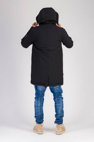 Parka à capuche Himalaya - Noir
