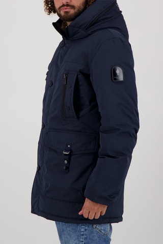 Parka à capuche Galil - Bleu marine