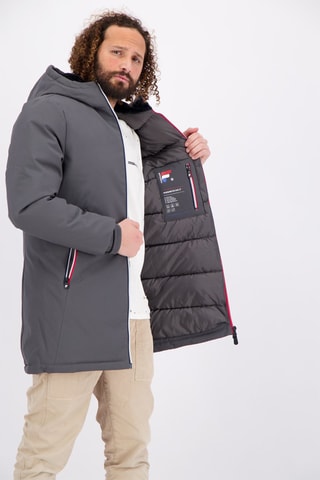 Parka à capuche Pisteur - Gris