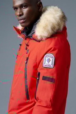 Parka batterie chauffante Aspen Heat - Rouge