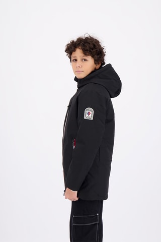 Parka à capuche Pisteur - Noir