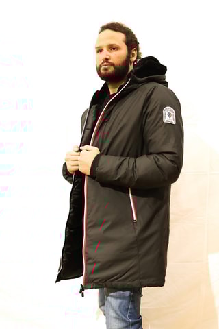 Parka à capuche Briançon - Noir