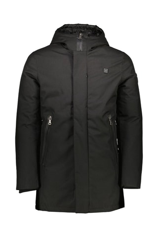 Parka batterie chauffante à capuche Mont City Heat - Noir
