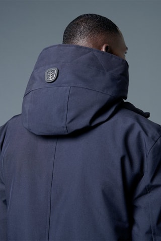 Parka à capuche Mountain - Bleu marine