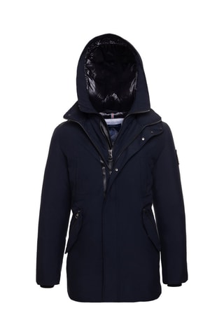 Parka à capuche Mountain - Bleu marine