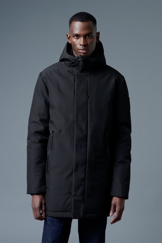 Parka à capuche Mont City - Noir