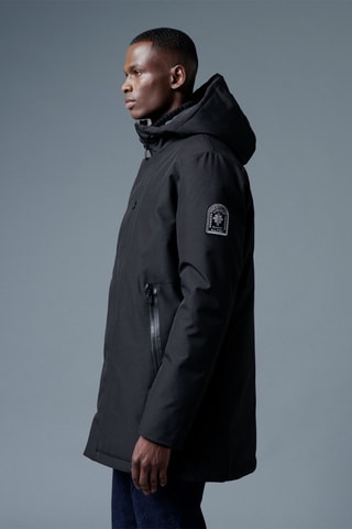 Parka à capuche Mont City - Noir