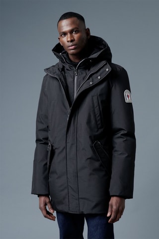 Parka à capuche Black Mountain - Noir