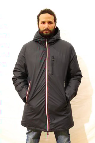 Parka à capuche Briançon - Bleu marine