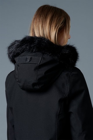 Parka fourrée à capuche Black Megève - Noir