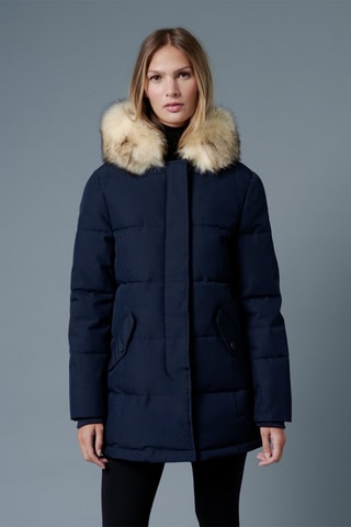 Parka à capuche Tignes - Bleu marine