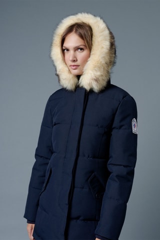 Parka à capuche Tignes - Bleu marine