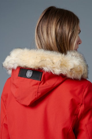Parka à capuche Megève - Rouge