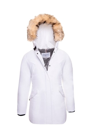 Parka à capuche Isola - Blanc