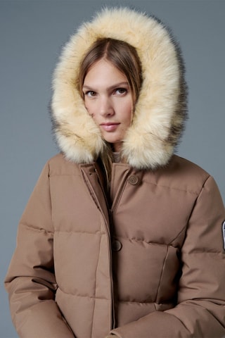 Parka à capuche Tignes - Camel