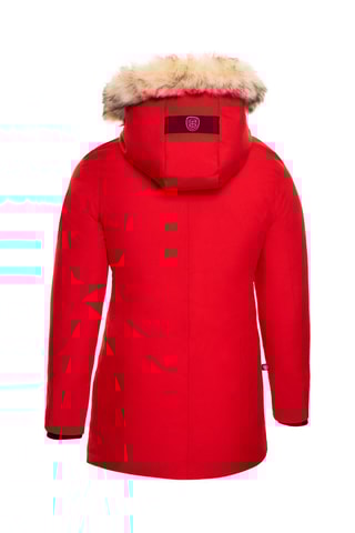 Parka à capuche Isola - Rouge
