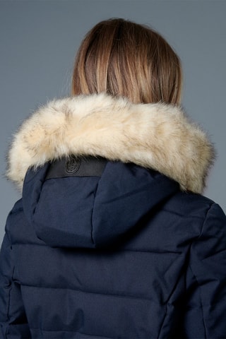 Parka matelassée à capuche Crans Montana - Bleu marine