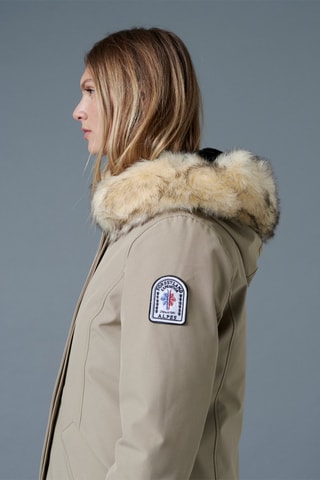 Parka à capuche Megève - Beige
