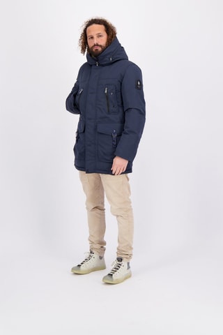 Parka à capuche Galil - Bleu marine