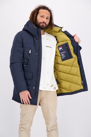 Parka à capuche Galil - Bleu marine