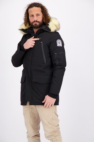 Parka batterie chauffante à capuche Aspen Heat - Noir