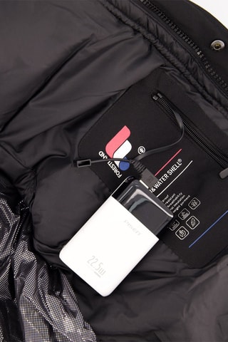 Parka batterie chauffante à capuche Aspen Heat - Noir