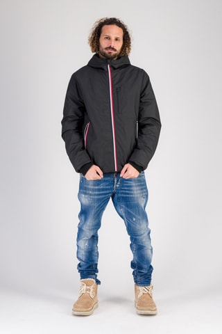 Coupe-vent à capuche Skydoo - Noir