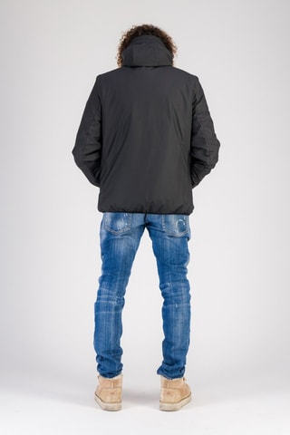 Coupe-vent à capuche Skydoo - Noir