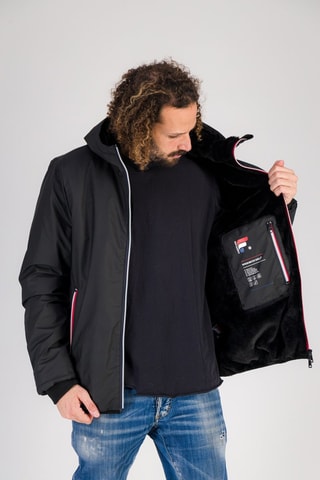 Coupe-vent à capuche Skydoo - Noir