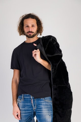 Coupe-vent à capuche Skydoo - Noir