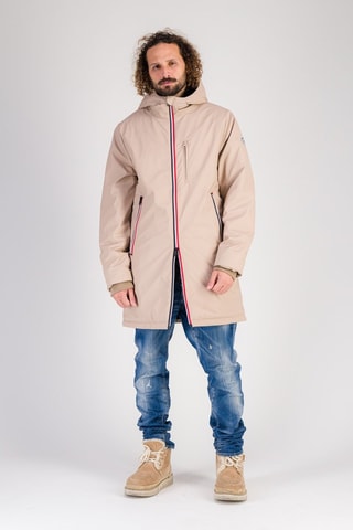 Coupe-vent à capuche Skydoo Long - Beige