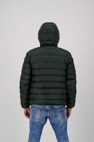 Blouson réversible à capuche  Face to face - Noir et kaki