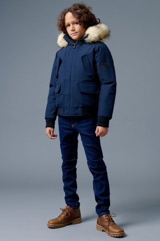 Blouson à capuche Chamonix - Bleu marine
