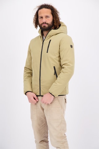 Blouson réversible capuche Face to face - Beige et marron