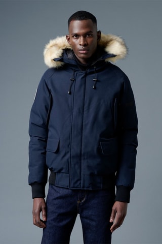 Blouson à capuche Chamonix - Bleu marine