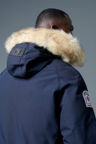 Blouson à capuche Chamonix - Bleu marine