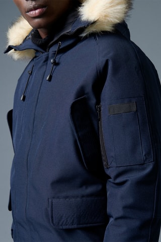 Blouson à capuche Chamonix - Bleu marine