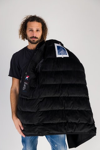 Doudoune à capuche Chamois - Noir