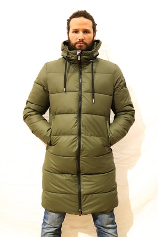 Doudoune matelassée à capuche Corbier - Kaki