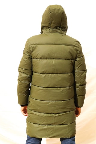 Doudoune matelassée à capuche Corbier - Kaki